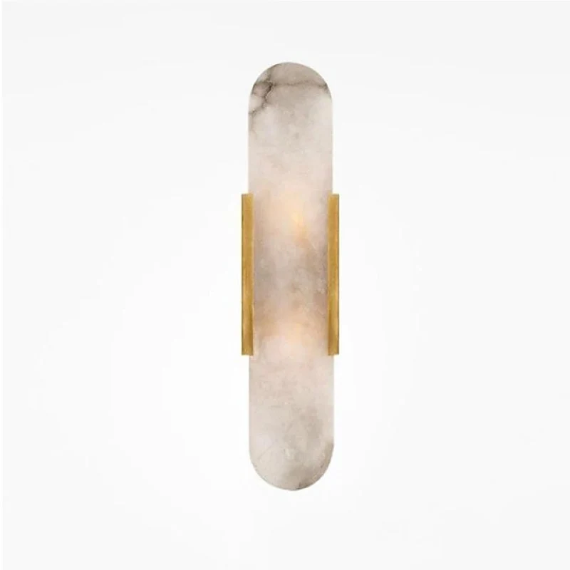 Petralux | LED-Wandleuchte aus Metall und Dolomit