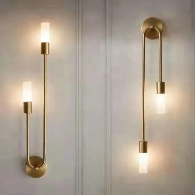 DovaVerve | Goldene LED-Wandleuchte mit Doppellicht