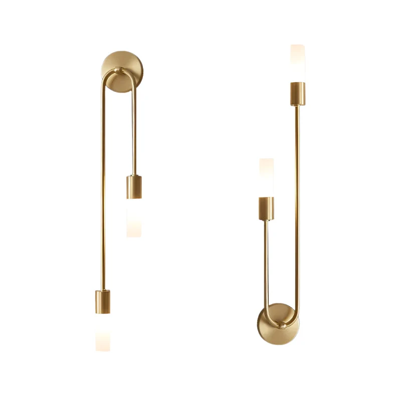 DovaVerve | Goldene LED-Wandleuchte mit Doppellicht