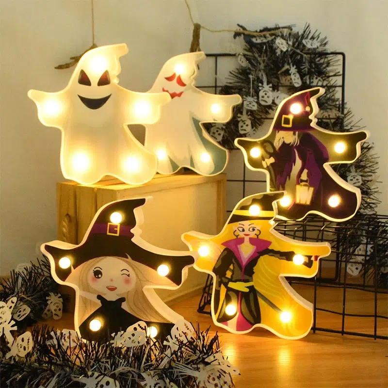 Lustige Geist LED Lampe Halloween Dekoration