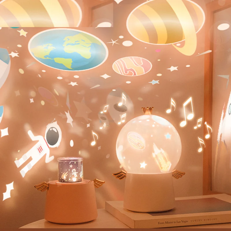 Musikalischer Sternenhimmel Projektor für Kinderzimmer