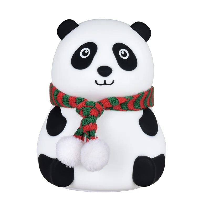 Süßes Panda Nachtlicht aus weichem Silikon