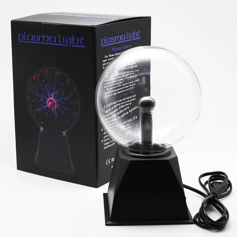 Magische Plasma Kugel Lampe Tischdeko