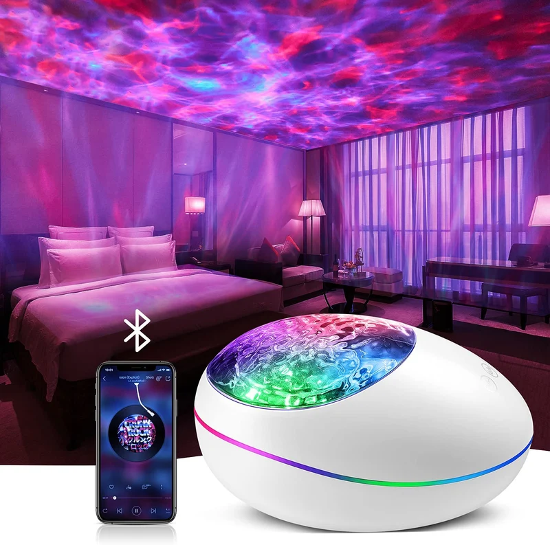 Bunter Galaxie Projektor mit Bluetooth