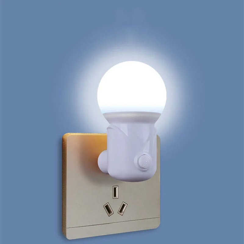 LED Steckdosen Nachtlicht in Kugelform
