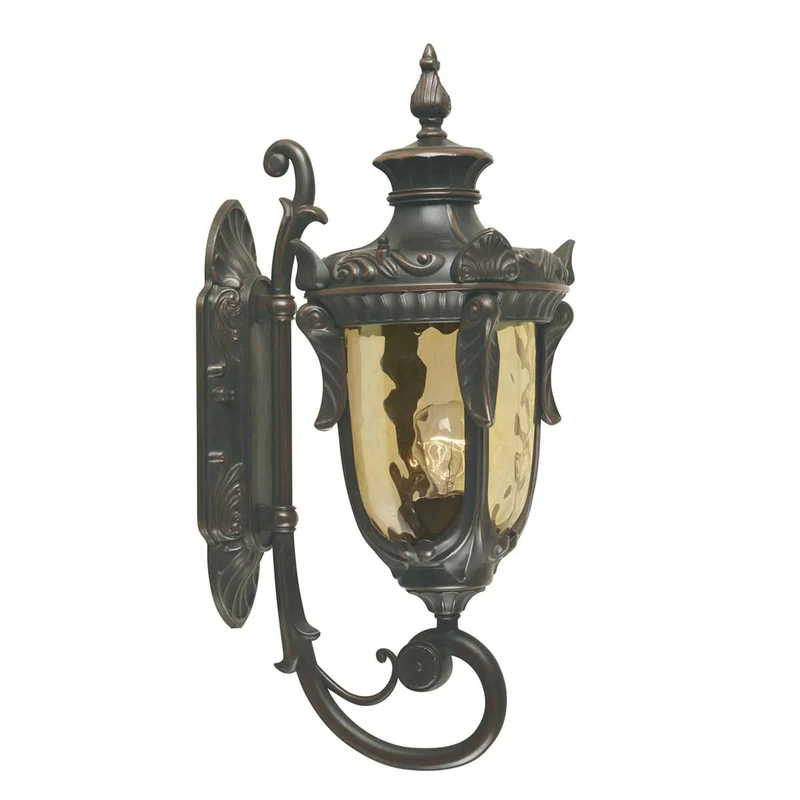 Wandleuchte Philadelphia 1-flammig Bronze 19x27cm
