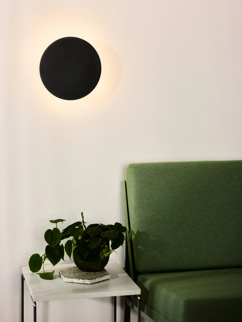 LED-Wandleuchte Eklyps rund Ø25cm