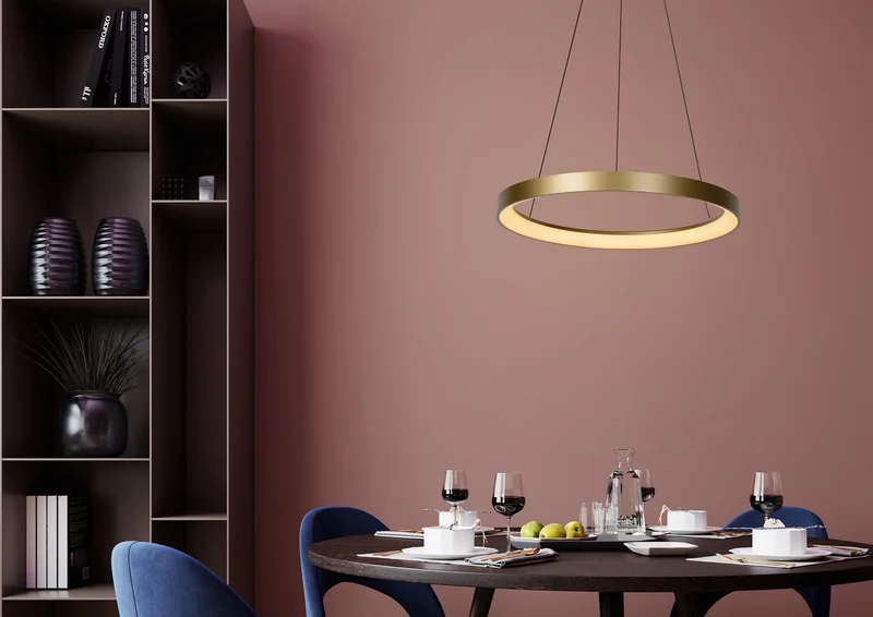 LED-Pendelleuchte Vidal dimmbar höhenverstellbar Ø 58cm