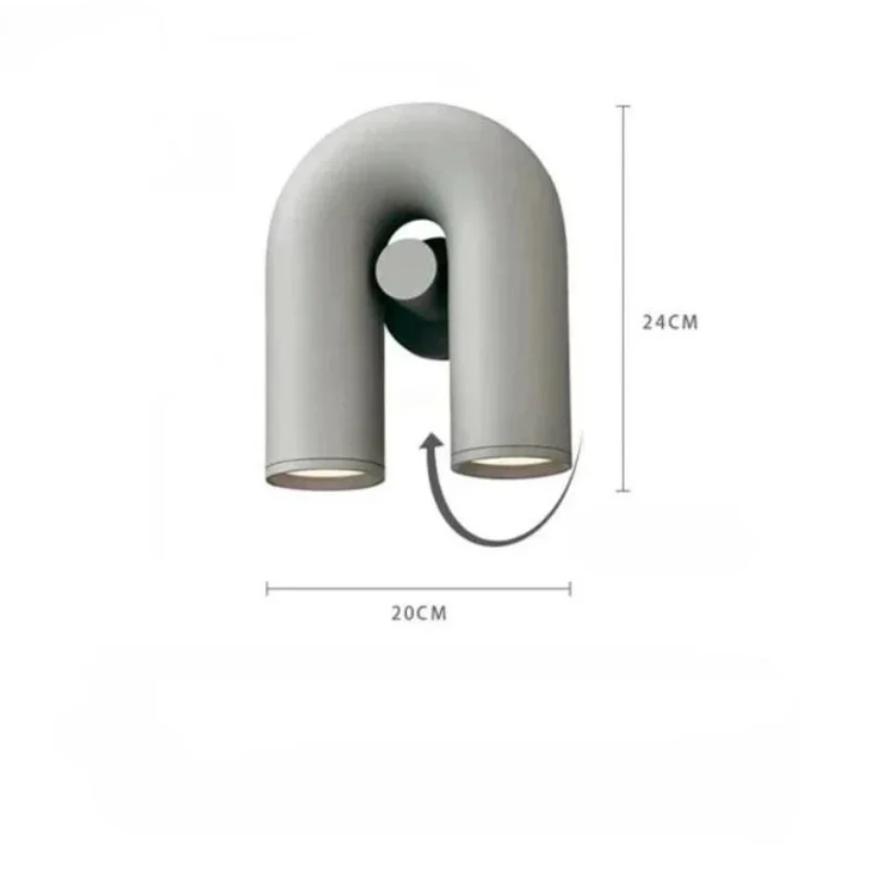 GlaciaLux | U-förmige LED-Wandleuchte