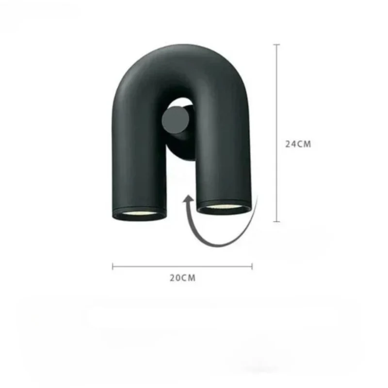 GlaciaLux | U-förmige LED-Wandleuchte