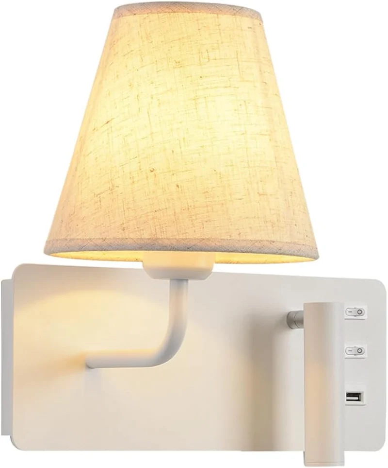 LumiRead | Wandleuchte mit USB-Ladefunktion und Leselicht