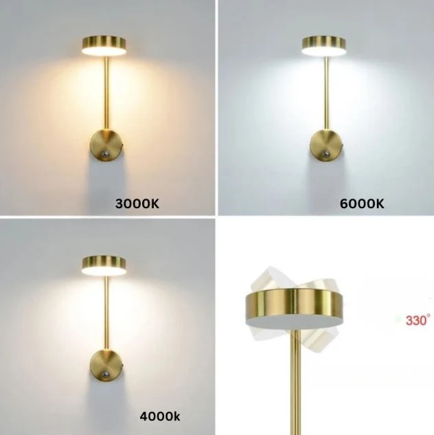 SeleneGlow | Dimmbare LED-Wandleuchte mit Touch-Sensor