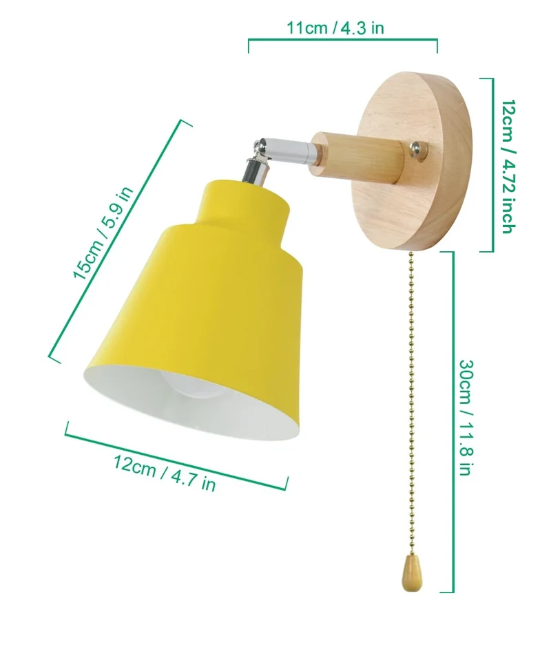 FlexArm | Verstellbare Wandleuchte mit Zugschalter