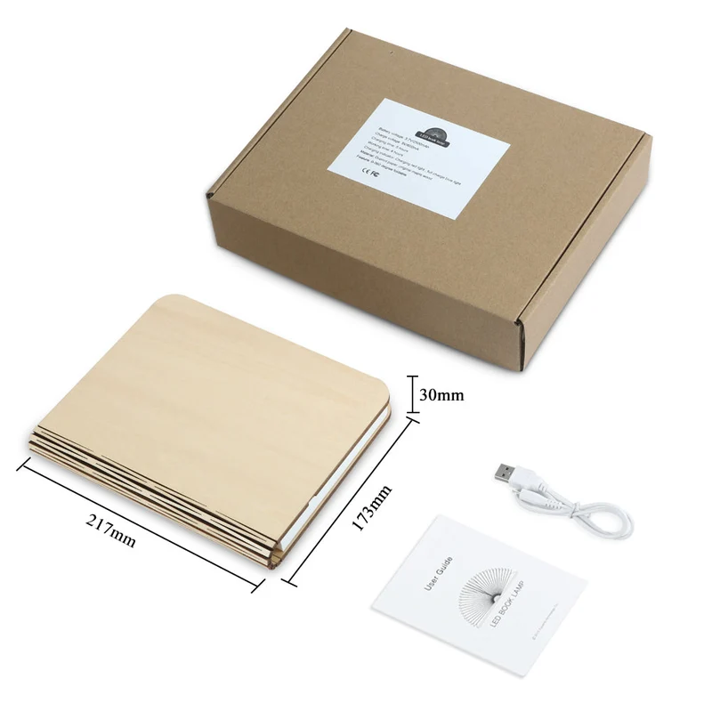 Faltbare LED Buchlampe wiederaufladbar USB