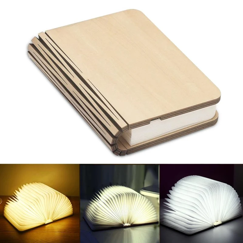 Faltbare LED Buchlampe wiederaufladbar USB