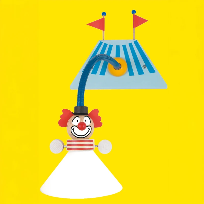 Wand-Leseleuchte Clown