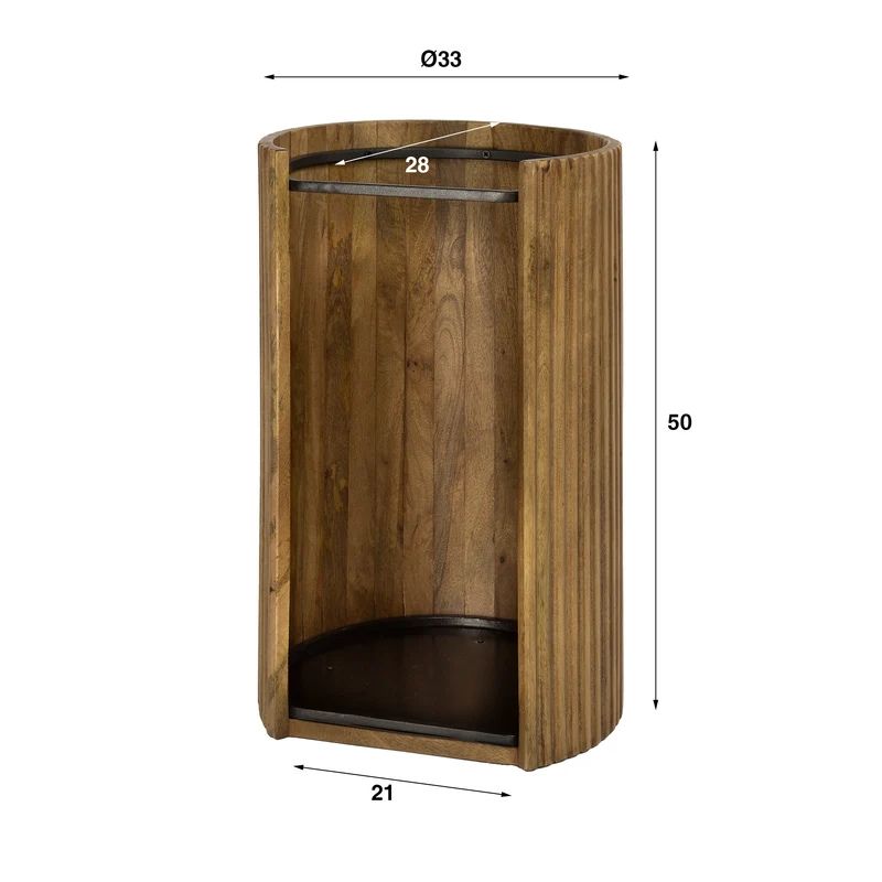 Regenschirm Welle – Fester Mangosand