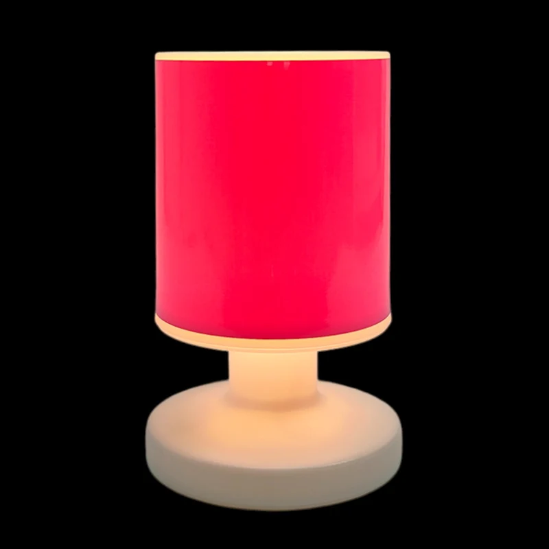Akku-Tischleuchte Pastellrosé