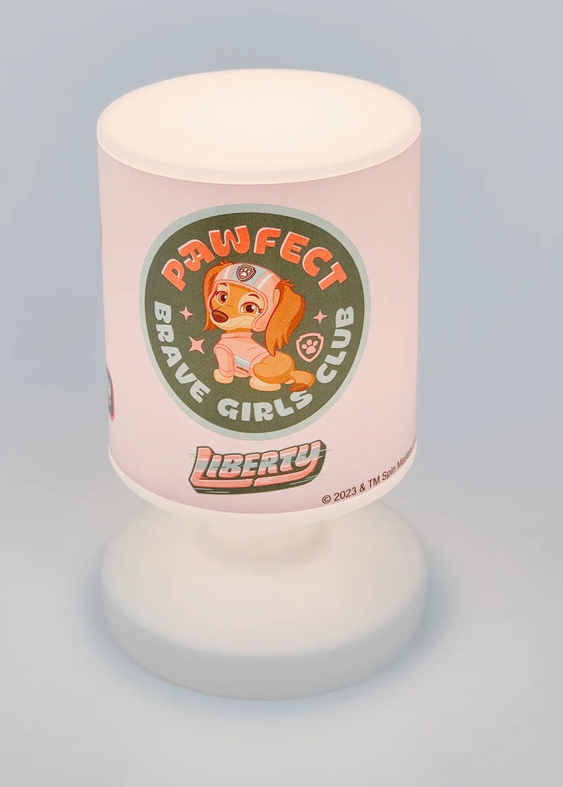 Paw Patrol Nachttischlampe rosa