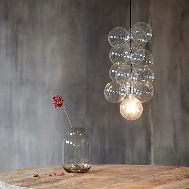 Pendelleuchte Diy Glaskugeln Klar