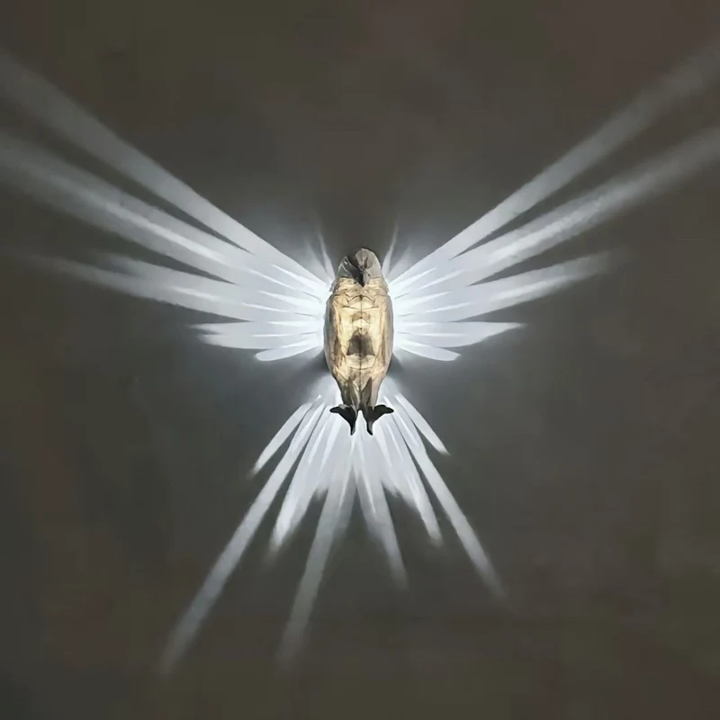 OwlBeam | LED-Wanddeko Eule mit Stimmungslicht