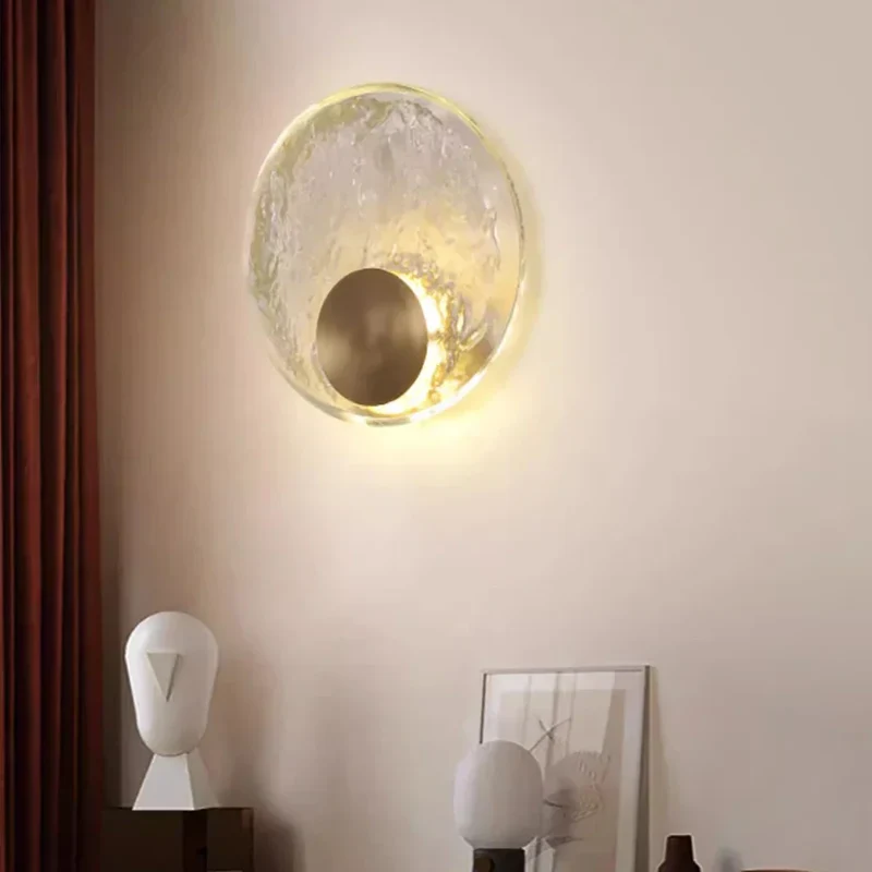 CrystalLume | Kristallkugel-Pendelleuchte in Kupfer