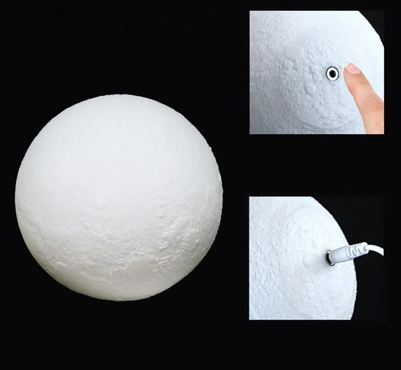 LED Mond Lampe als Nachtlicht