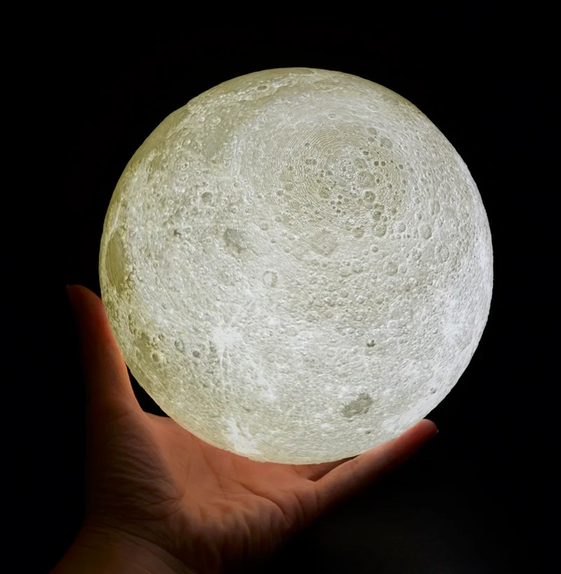LED Mond Lampe als Nachtlicht