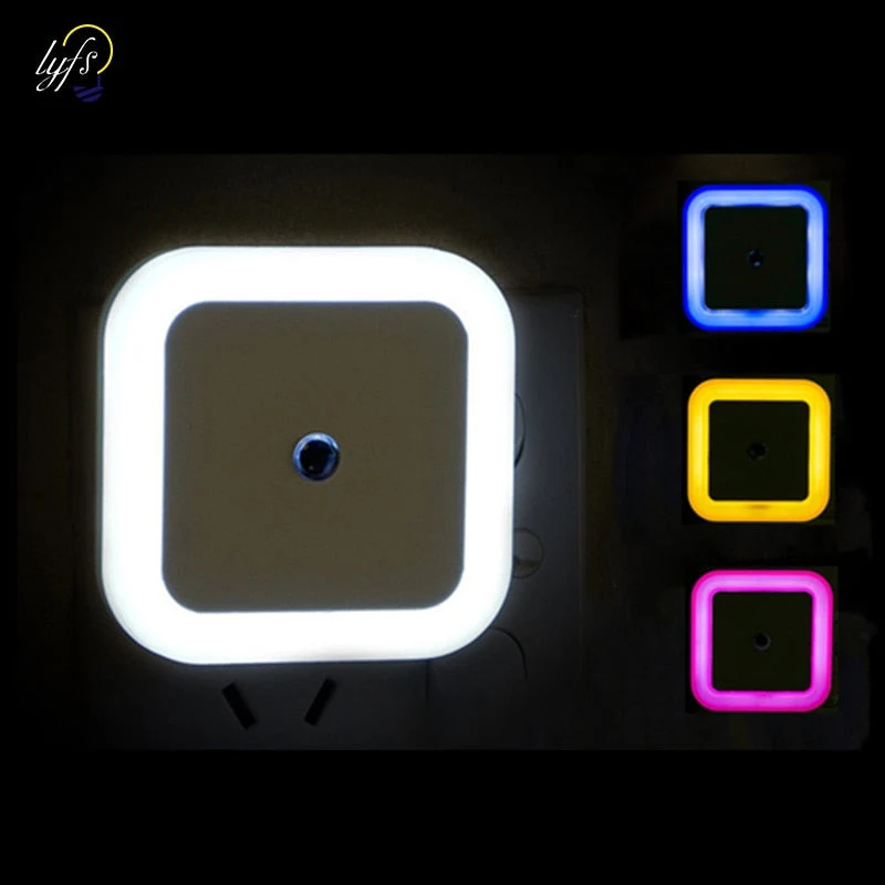 LED Nachtlicht mit Dämmerungssensor quadratisch