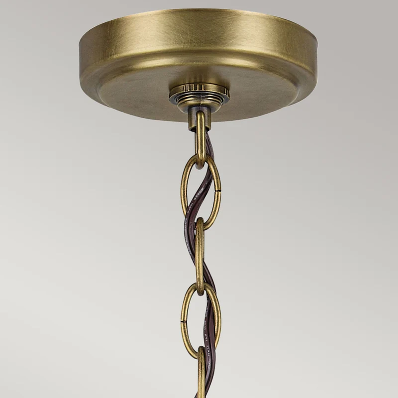 Kronleuchter Winslow 6-flammig Messing Ø 66cm