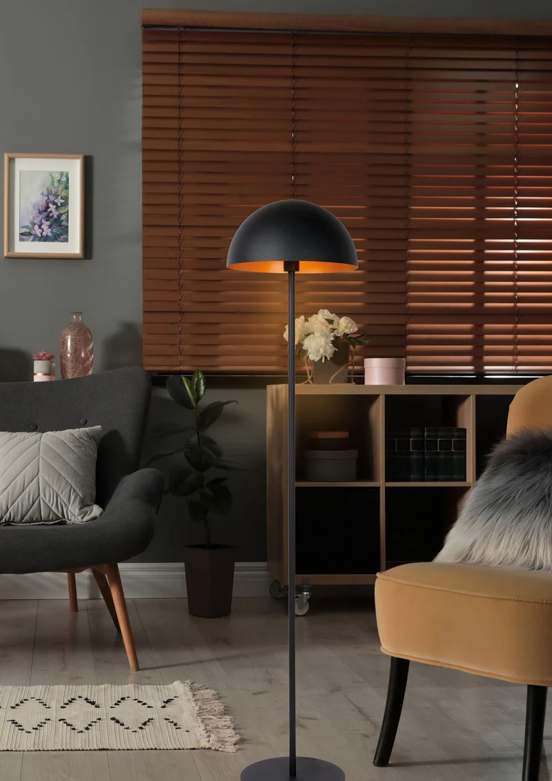 Stehleuchte Siemon Pilzform Retro 160 cm