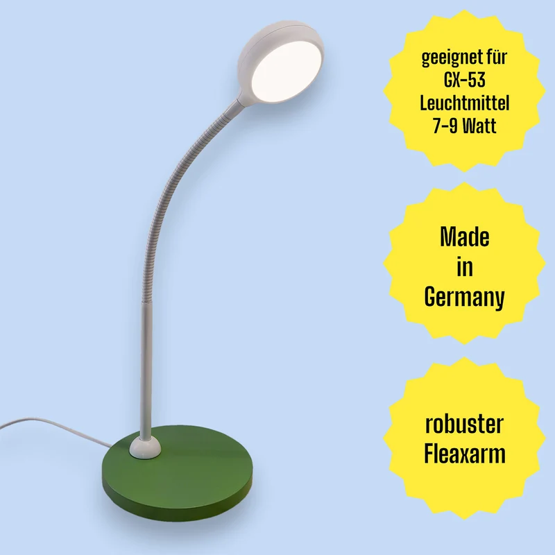Schreibtischleuchte Salbeigrün