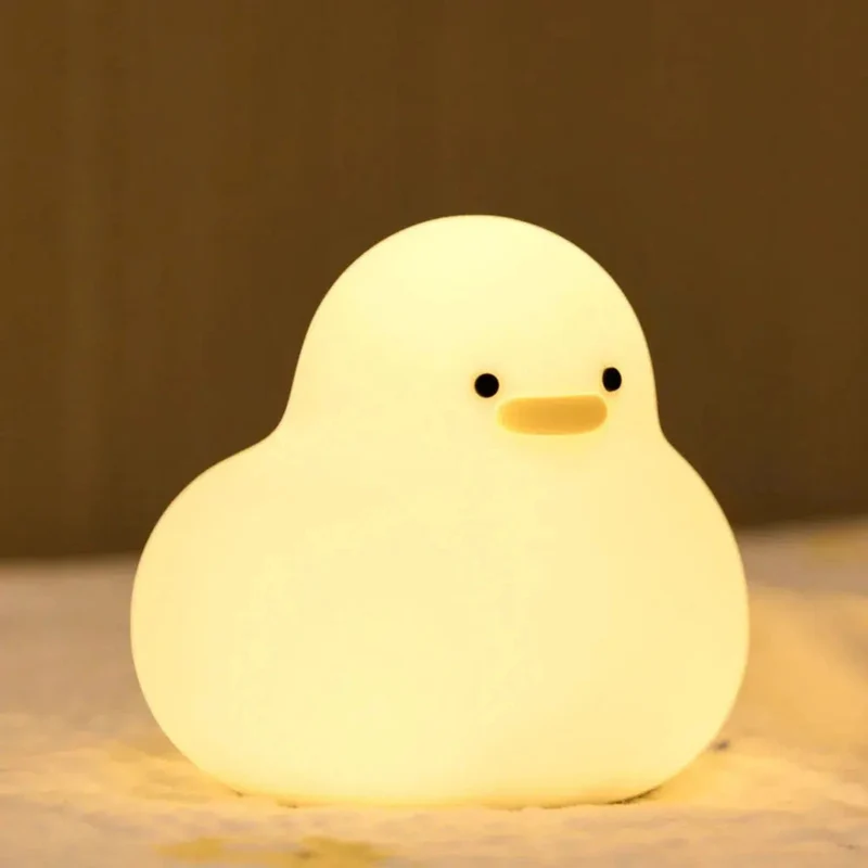 Niedliches Enten-Nachtlicht: LED-Lampe mit Touchsteuerung für Kinder