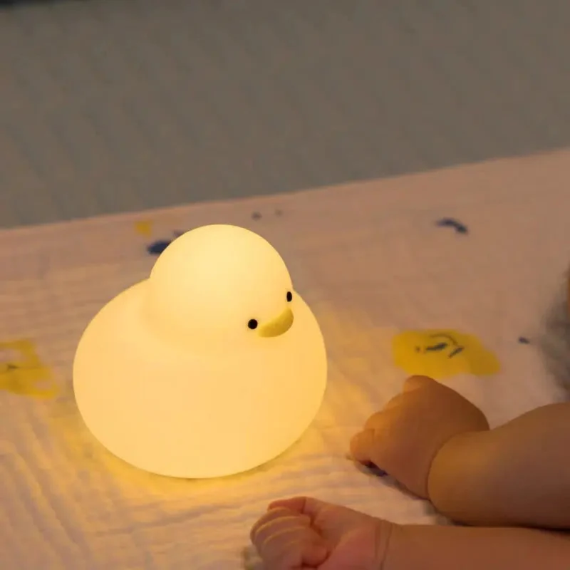 Niedliches Enten-Nachtlicht: LED-Lampe mit Touchsteuerung für Kinder
