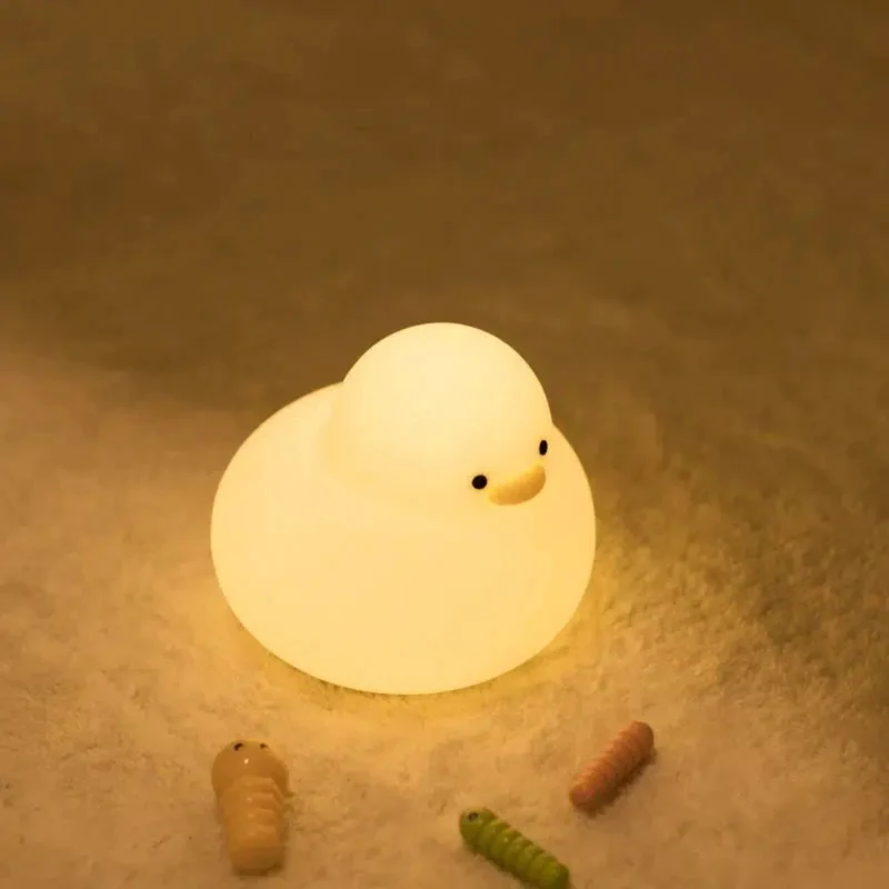 Niedliches Enten-Nachtlicht: LED-Lampe mit Touchsteuerung für Kinder