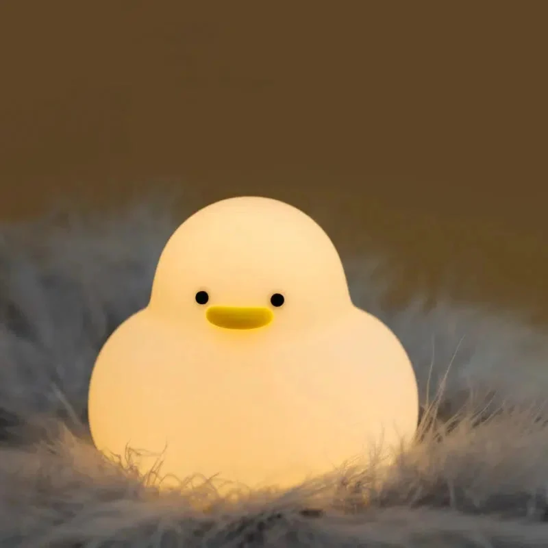 Niedliches Enten-Nachtlicht: LED-Lampe mit Touchsteuerung für Kinder