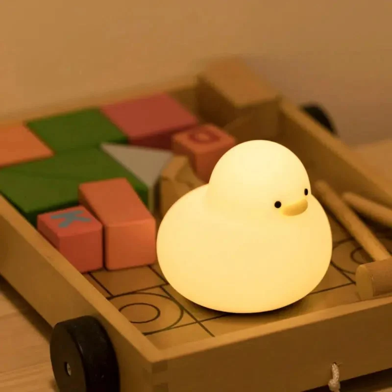 Niedliches Enten-Nachtlicht: LED-Lampe mit Touchsteuerung für Kinder
