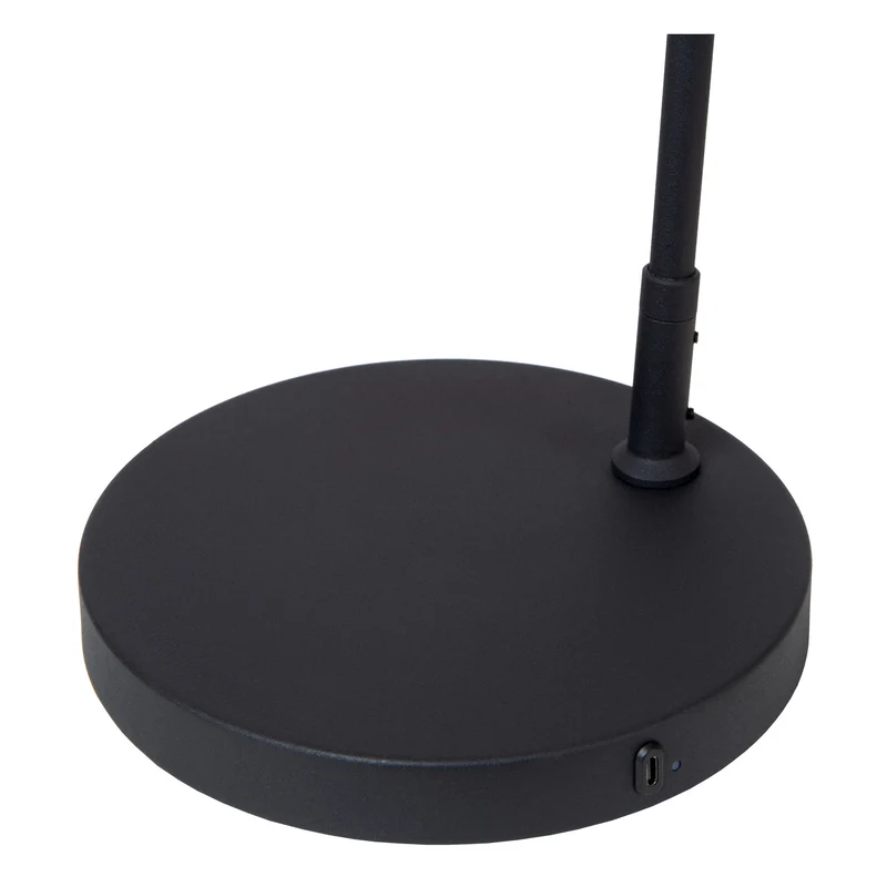 LED-Stehleuchte Stirling mit Akku und Touchdimmer Schwarz 137,5cm