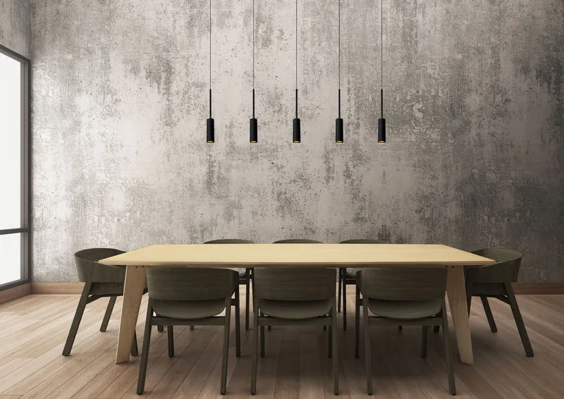 LED-Pendelleuchte Tubule 5-flammig