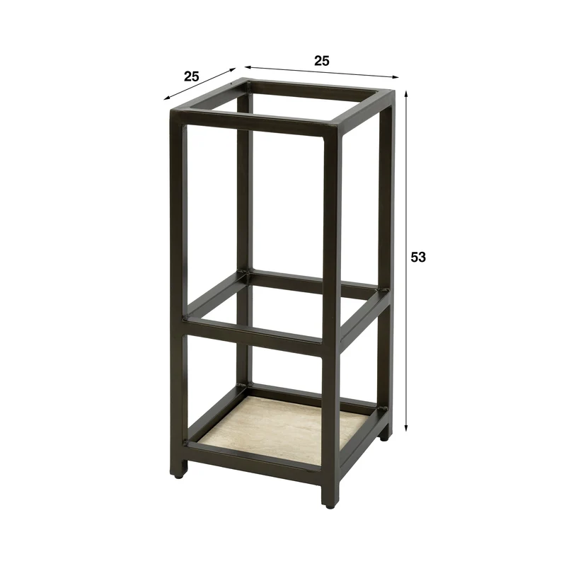 Schirmständer Terra Square – Drift Brown