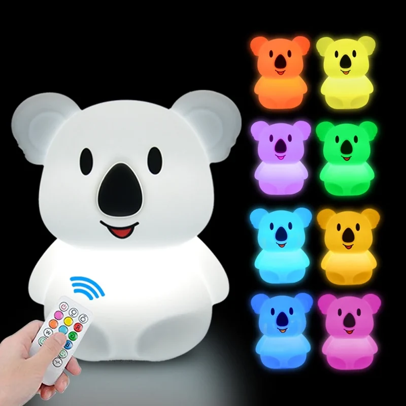 Koala Nachtlicht mit Farbwechsel LED