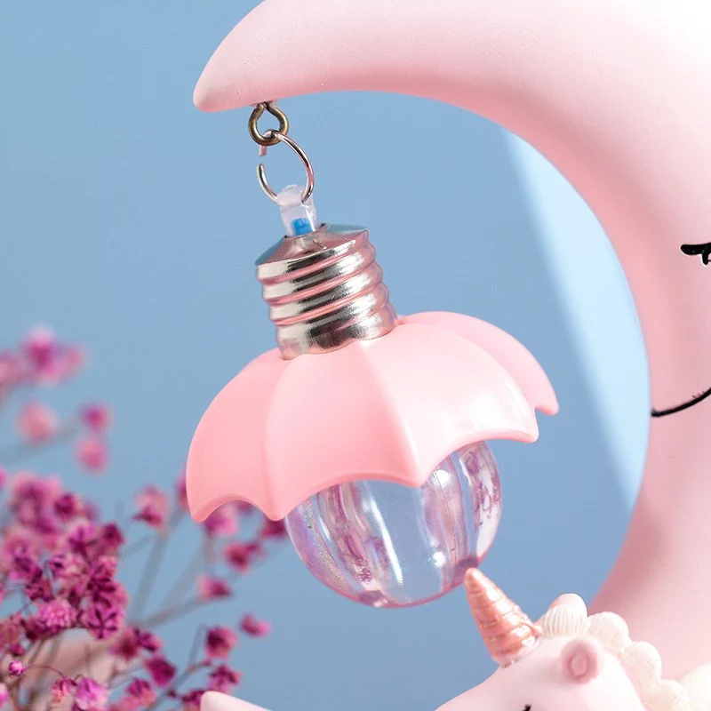 Einhorn Nachtlicht mit Mond für Kinder