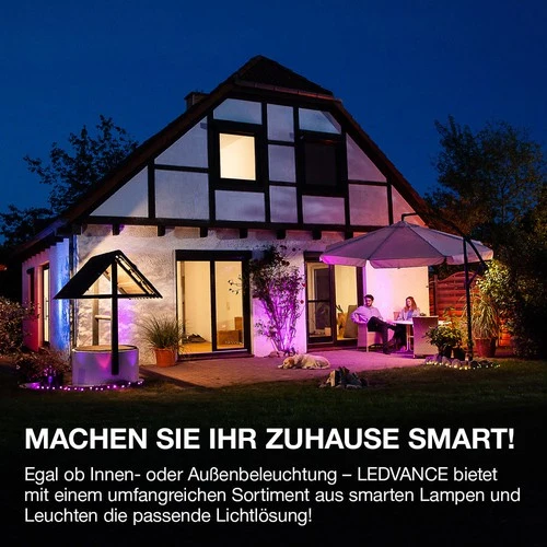 LEDVANCE Wifi SMART+ Orbis Spiral LED Deckenleuchte Tunable Weiß 50cm 32W / 3000-6500K Grau