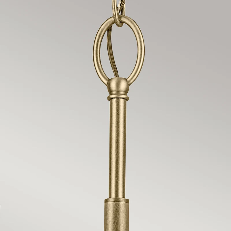 Kronleuchter Winslow 3-flammig Messing Ø 46cm