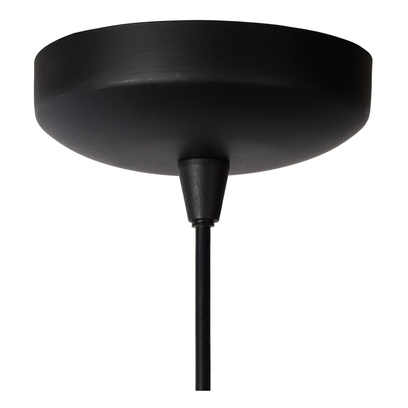Pendelleuchte Dikra 1-flammig höhenverstellbar Schwarz 40cm