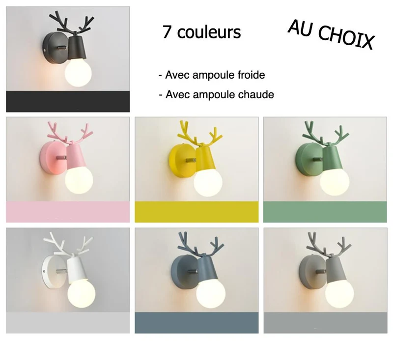 Wandlampe Rehkitz Design für Kinderzimmer