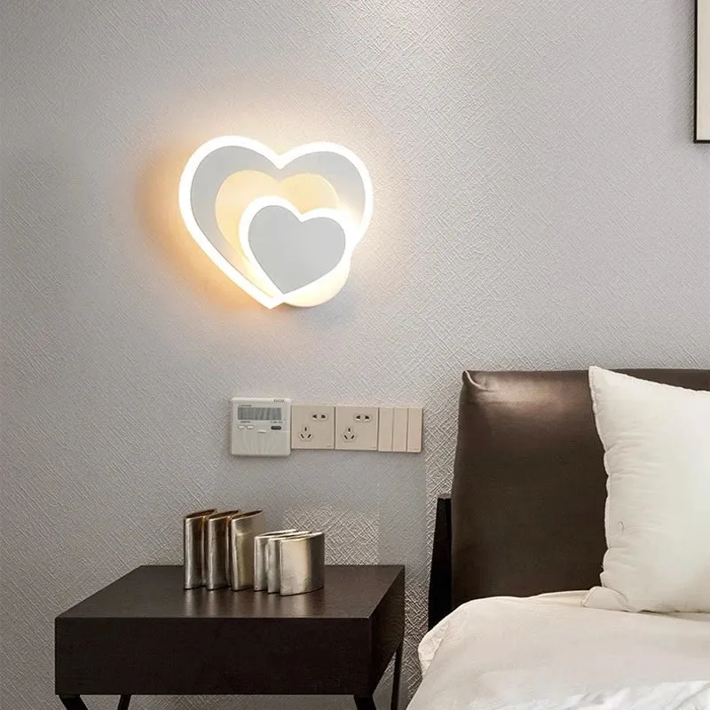 HeartGlow | Romantische LED-Wandleuchte in Herzform