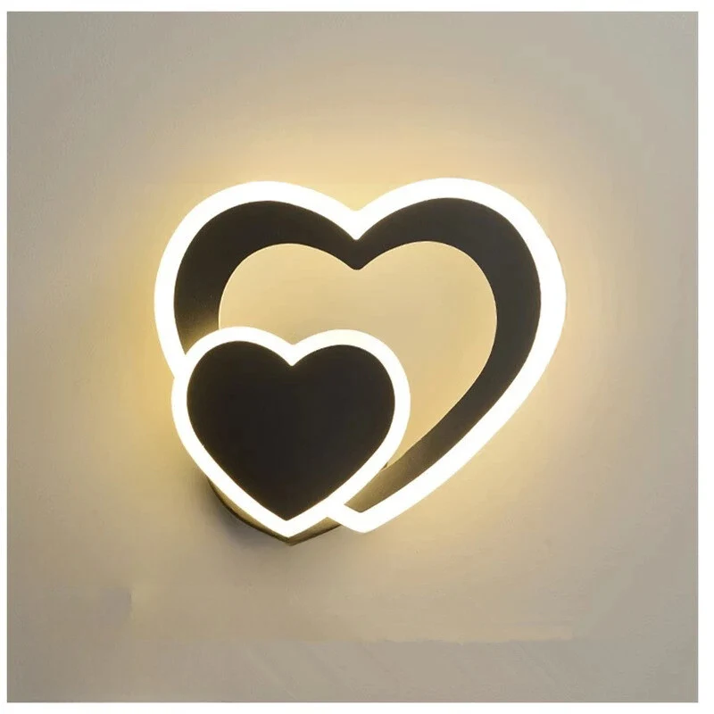 HeartGlow | Romantische LED-Wandleuchte in Herzform