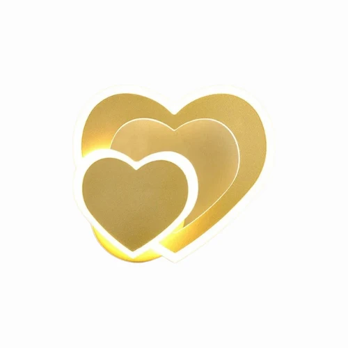 HeartGlow | Romantische LED-Wandleuchte in Herzform