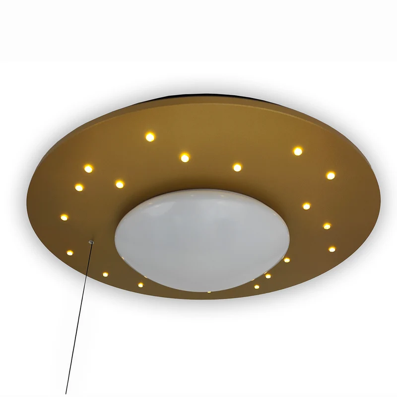 Deckenleuchte Starlight, Gold